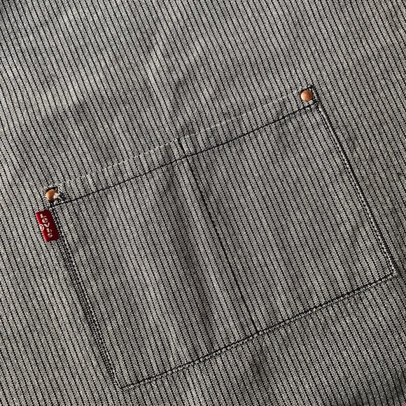 LEVI STRAUSS Kids Railroad Stripe Apron EUC - Picture 8 of 8